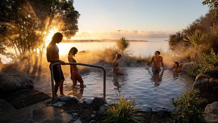 Ex Auckland: Rotorua Māori Village with Haka and Hot Springs