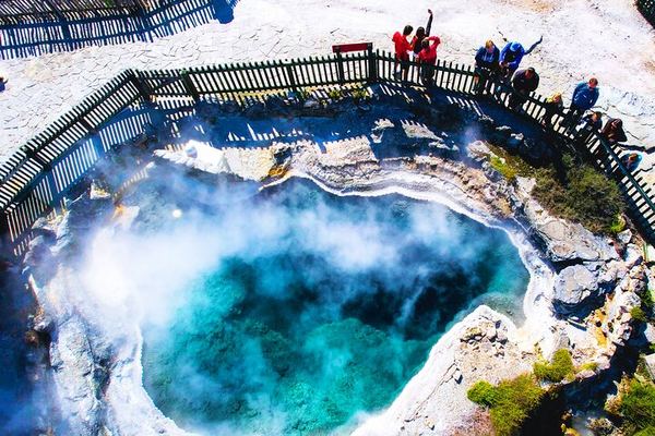 Whakarewarewa and the Polynesian Spa from Auckland: Alkaline and Acidic Pools