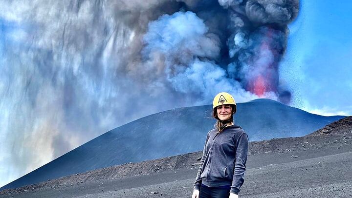 Explosive activity at the south east crater