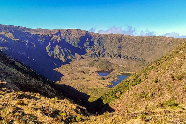 Faial Caldera. One of the largest collapse calderas in the Azores.