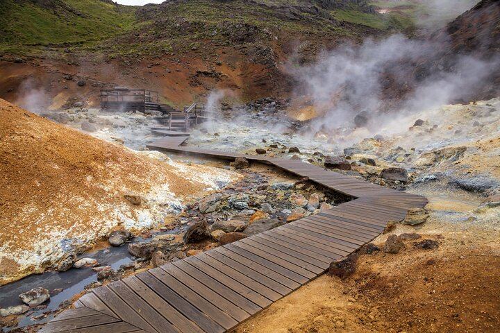 From Reykjavík: Reykjanes Lava Fields & Grindavík Minibus Tour