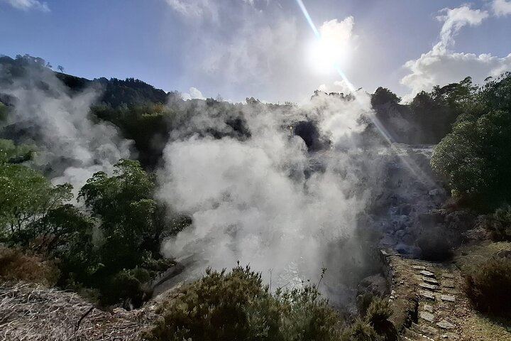 Furnas: Volcano Wonders, Tea Plantation & Waterfall Tour