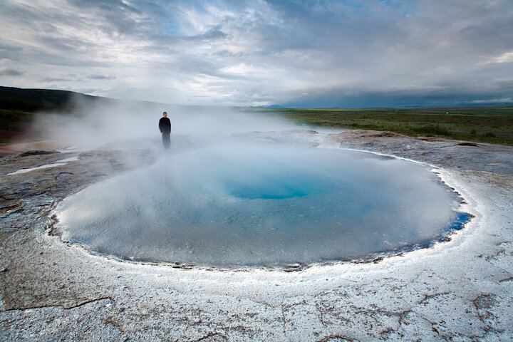 Geysir about to explode