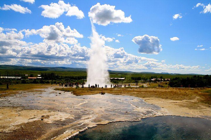 Geysir Geothermal Area in Summer