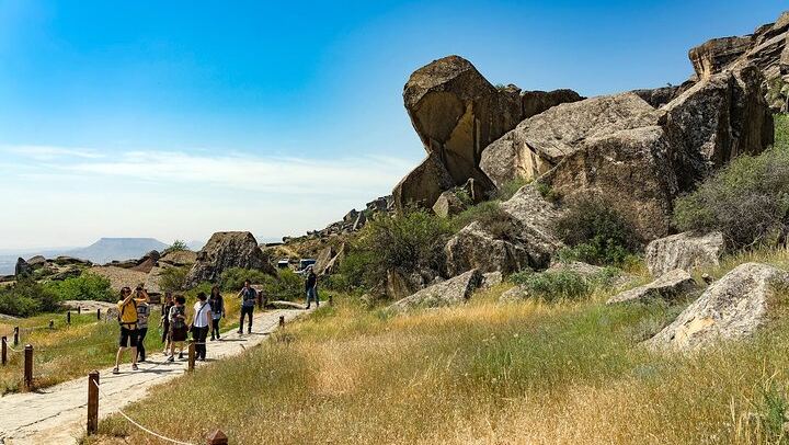 Gobustan & Mud, Fire Temple, Burning Mountain (Group & Private)