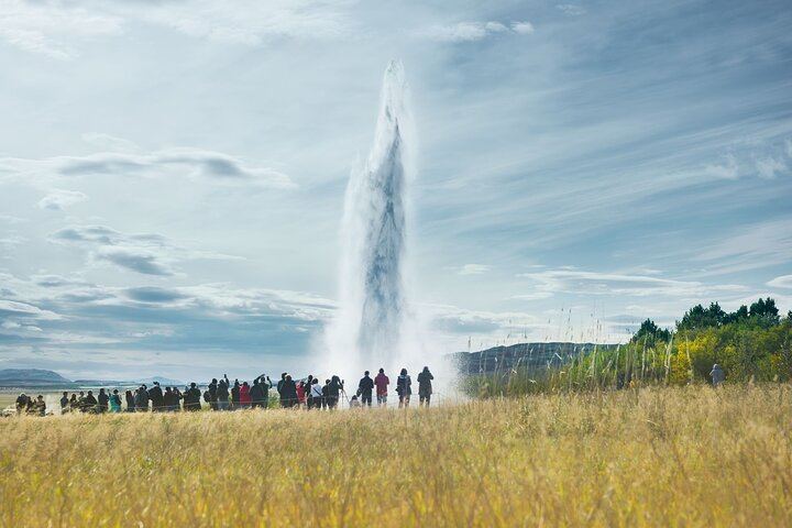 Golden Circle and Glacier Snowmobiling Day Trip from Reykjavik