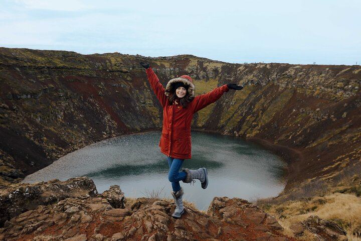 Golden Circle, Bruarfoss & Kerid Crater by Minibus from Reykjavik