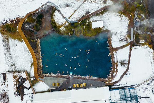 The Golden Circle with the Secret Lagoon and Kerið, by Minibus