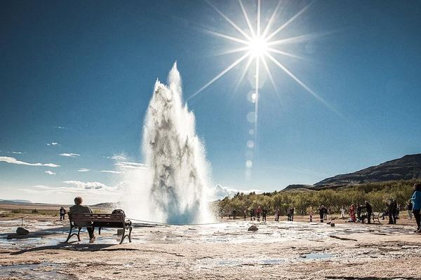 Golden Circle and Kerid: Strokkur Every 7 Minutes, a Crater 55 m Deep