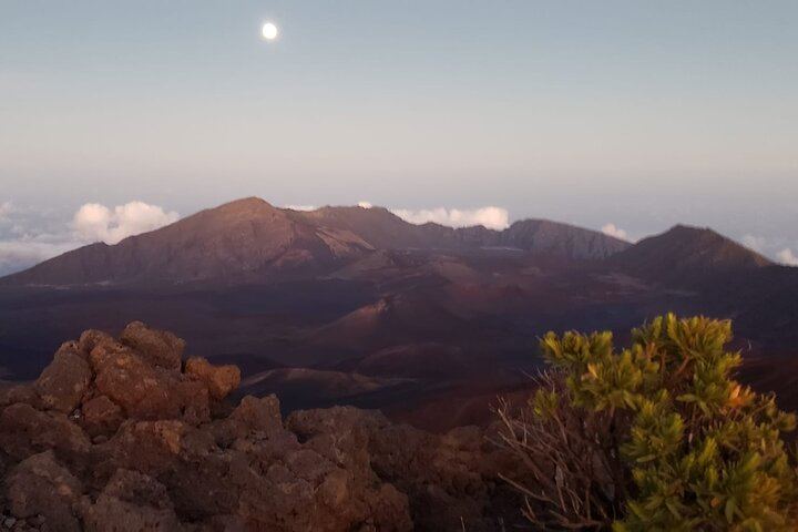 Haleakala Crater at sunset
