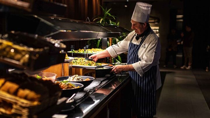 Hāngī buffet