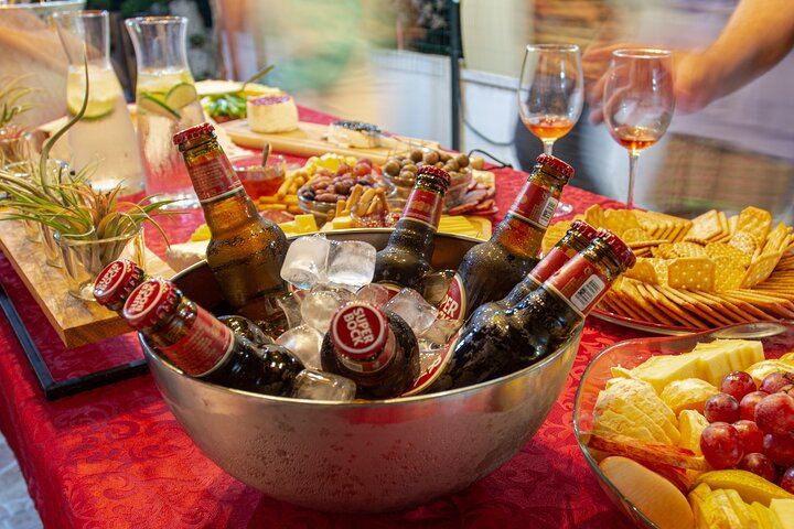 Have a beer between wines.