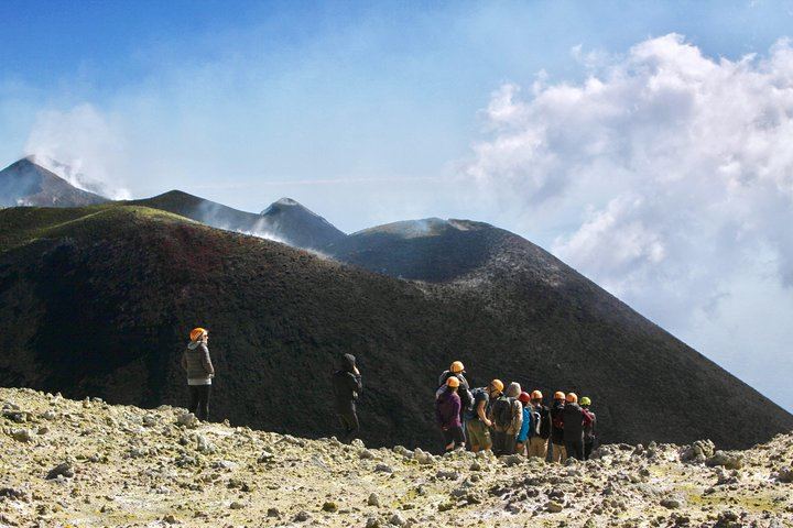 In front of the Southeast Crater
