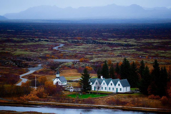 Þingvellir National Park in autumn