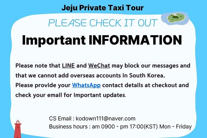 Jeju Island Private Taxi Tour : UNESCO Day Tour