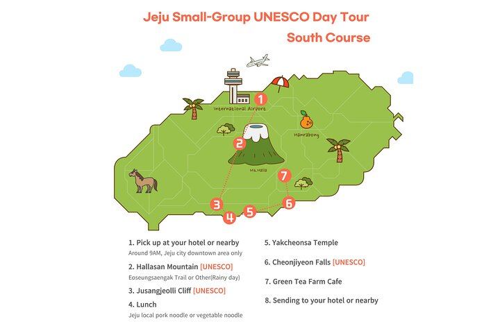 Jeju UNESCO Day Tour South Course
