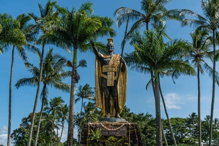 King Kamehameha Statue in Hilo—a symbol of strength and unity in Hawaiian history.