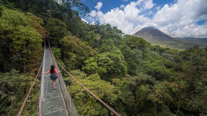 La Fortuna 4-in-1 Tour: Bridges, Volcano, Waterfall