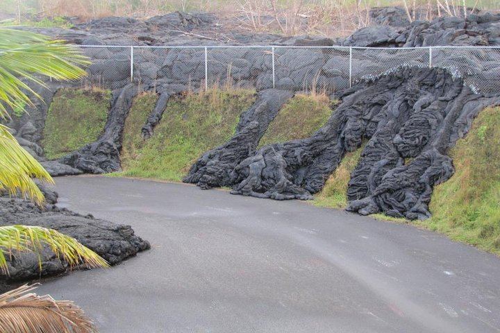 Lava devastation