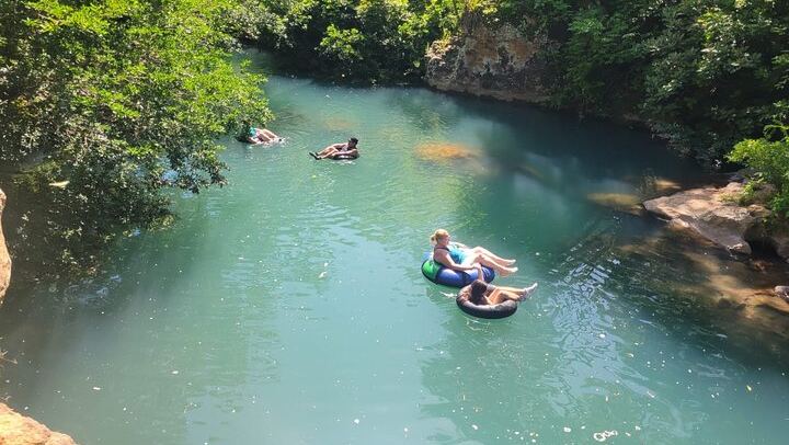 Lazy river tubing