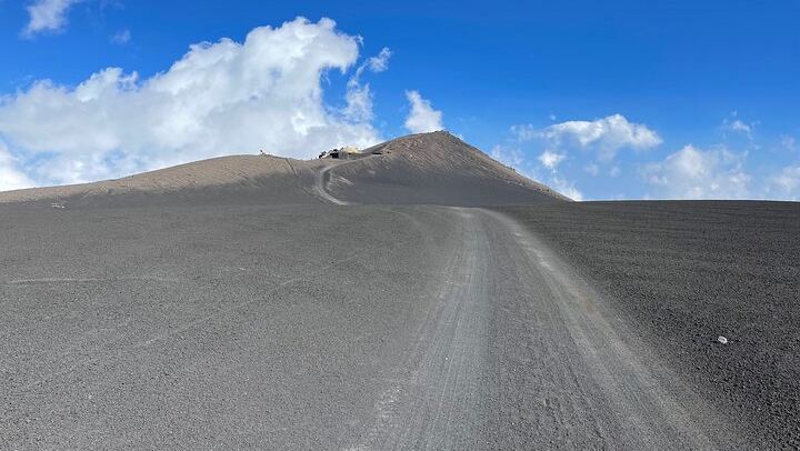 Lunar landscape at an altitude of 2800 meters
