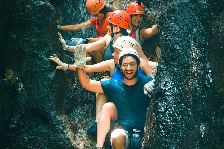 Mambo Combo Canyoning and Rafting near the Arenal Volcano