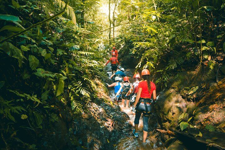 Mambo Combo Canyoning and Rafting near the Arenal Volcano