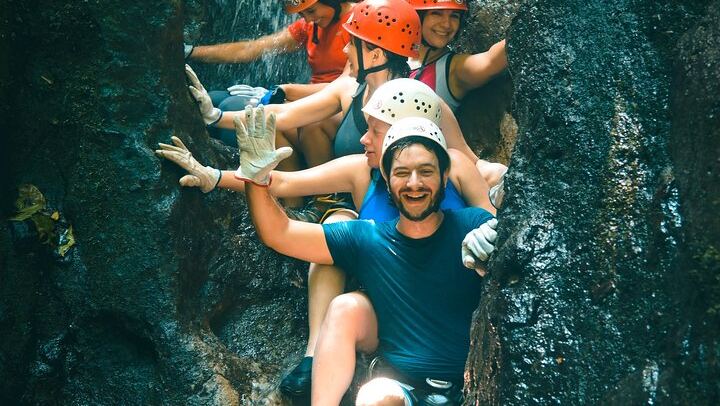Mambo Combo Canyoning and Rafting near the Arenal Volcano