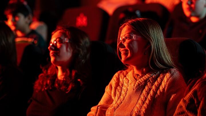 Mesmerized by the glow of real molten lava — smiles, wonder, and unforgettable moments at Lava Show.