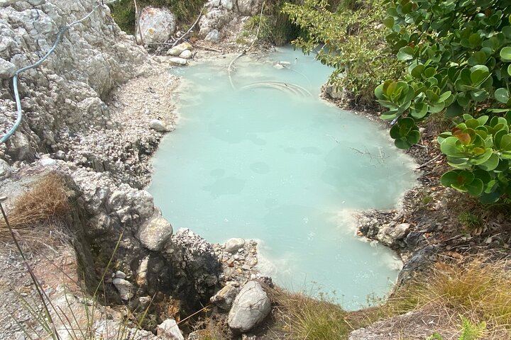 Miravalles Volcano and Waterfalls from Playa Hermosa