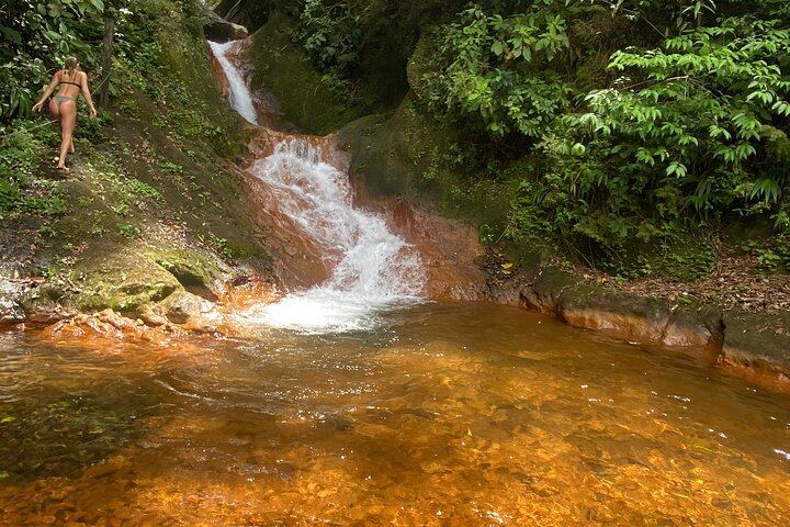 Miravalles Volcano and Waterfalls from Playa Hermosa