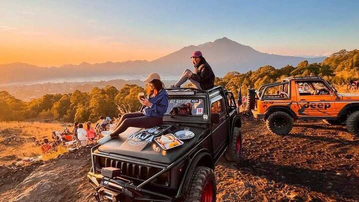Mount Batur Jeep Sunrise Tour with Black Lava – Bali Volcano