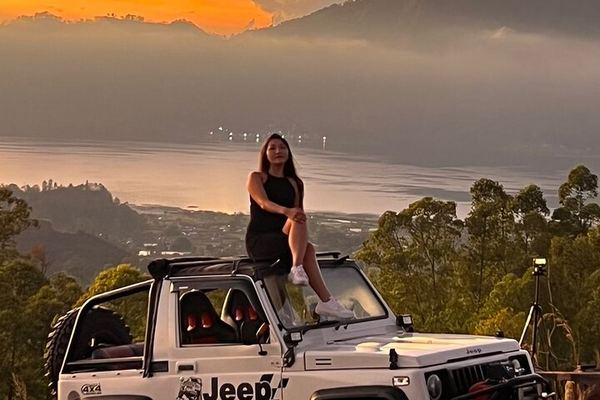 Batur Sunrise Jeep with a Package to Pick: Hot Spring, Waterfall, Swing or ATV