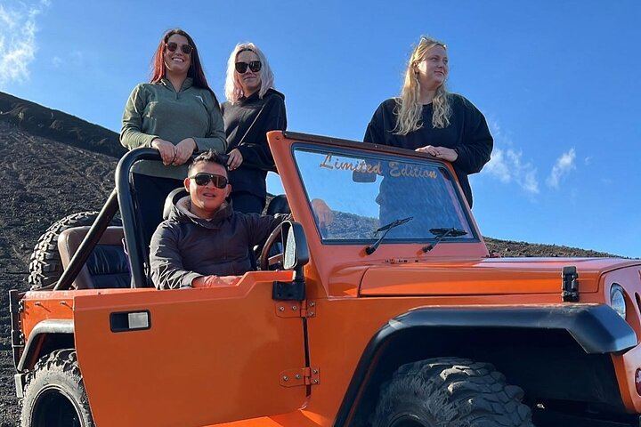 Mount Batur Jeep Tour in Black sand