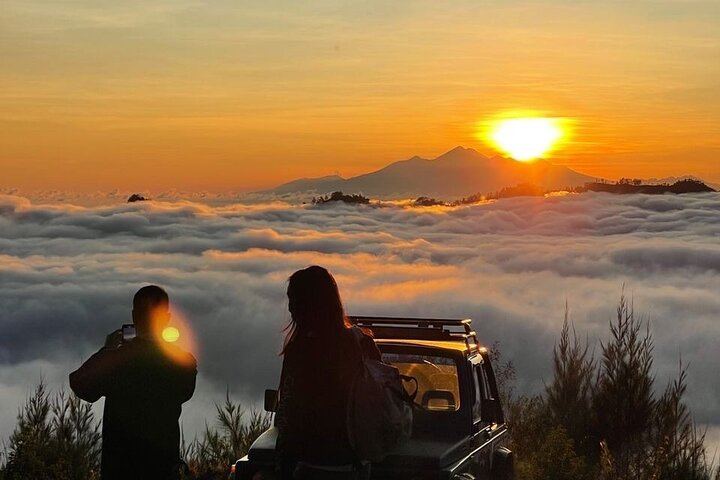 Mount Batur Jeep Tour: Sunrise, Black Lava,Black Sand &Hot Spring