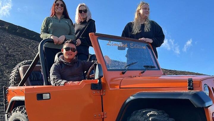 Mount Batur Jeep Tour in Black sand
