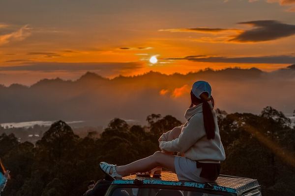 Private Batur Jeep Sunrise and the Black Lava Field of the Last Eruption