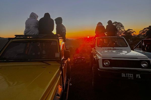 Batur Sunset Jeep to the Lava Field, with Pillow and Ropy Lava Named