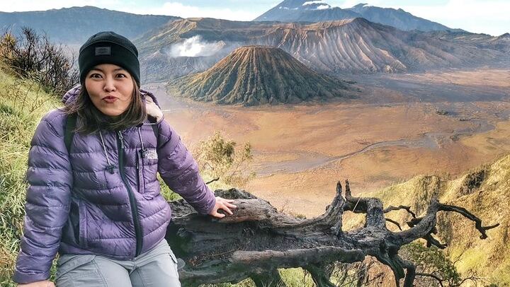 Mount Bromo is one of the active volcanoes in East Java Indonesia which has plenty of attractions such as the golden sunrise along with its fantastic landscape and the Bromo crater itself.