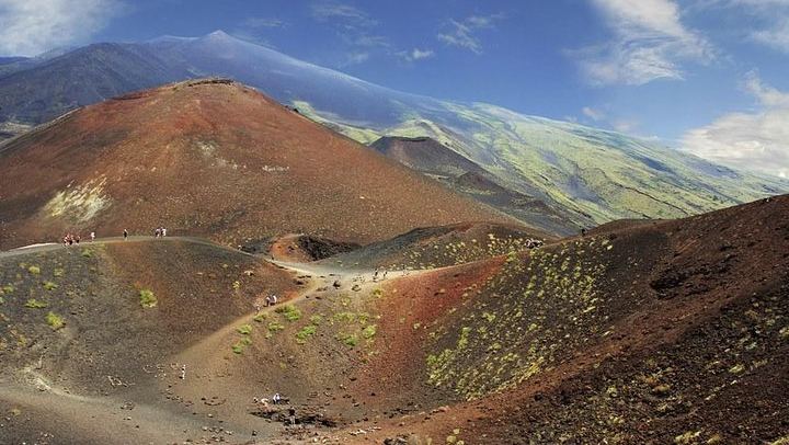 Mount Etna craters