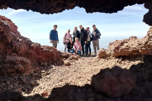 Etna Half Day from Taormina: Lava Cave, Park Trails and Local Tastings