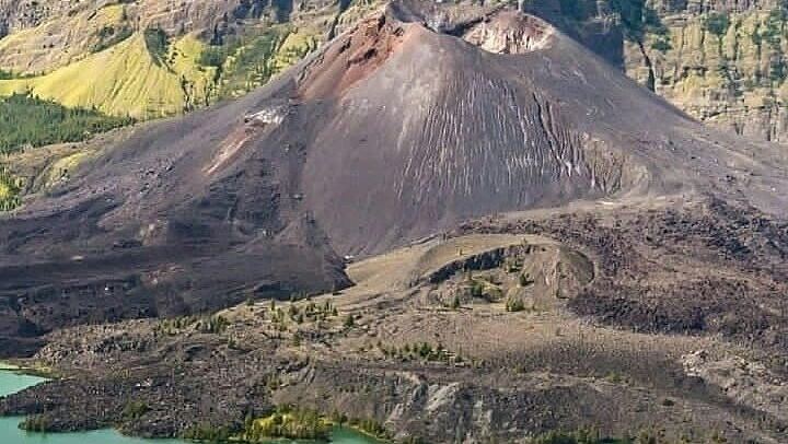 Mount rinjani from segara anak