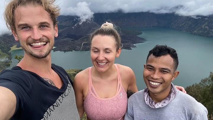 Mount Rinjani from Senaru Crater Rim