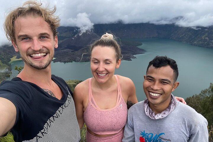 Mount Rinjani from Senaru Crater Rim