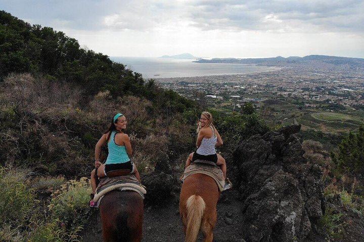 Mount Vesuvius Guided Horse Riding Tour with Sample Wine
