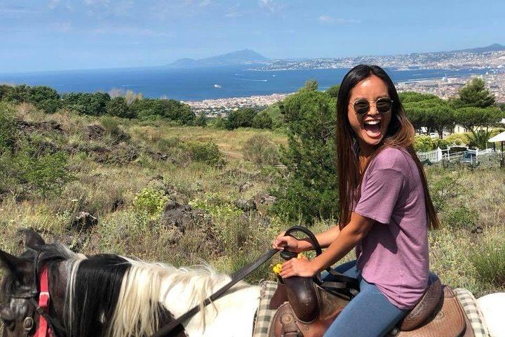 Mount Vesuvius Guided Horse Riding Tour with Sample Wine