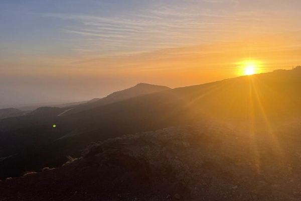 Etna Sunset from Catania: Five Hours, Old Craters and a Lava Cave