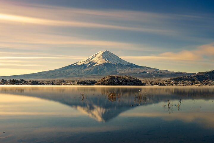 Mt. Fuji mirrored in nature’s quiet beauty