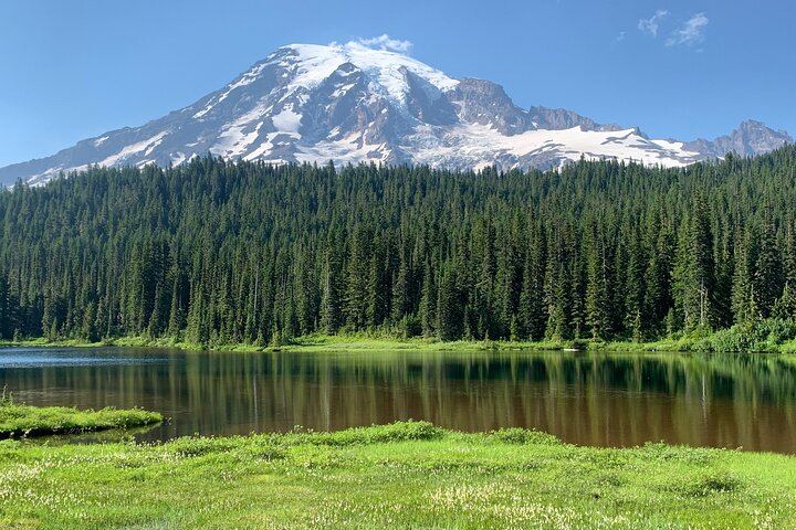 Mt. Rainier from the lakes at the southside