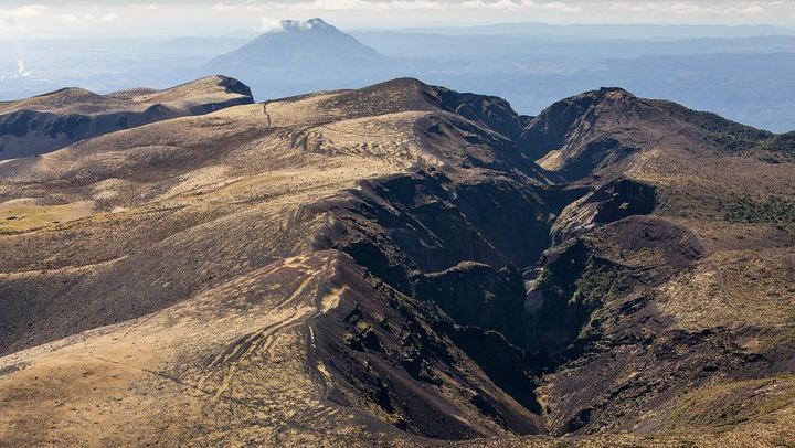 Mt Tarawera Dormant Volcano
